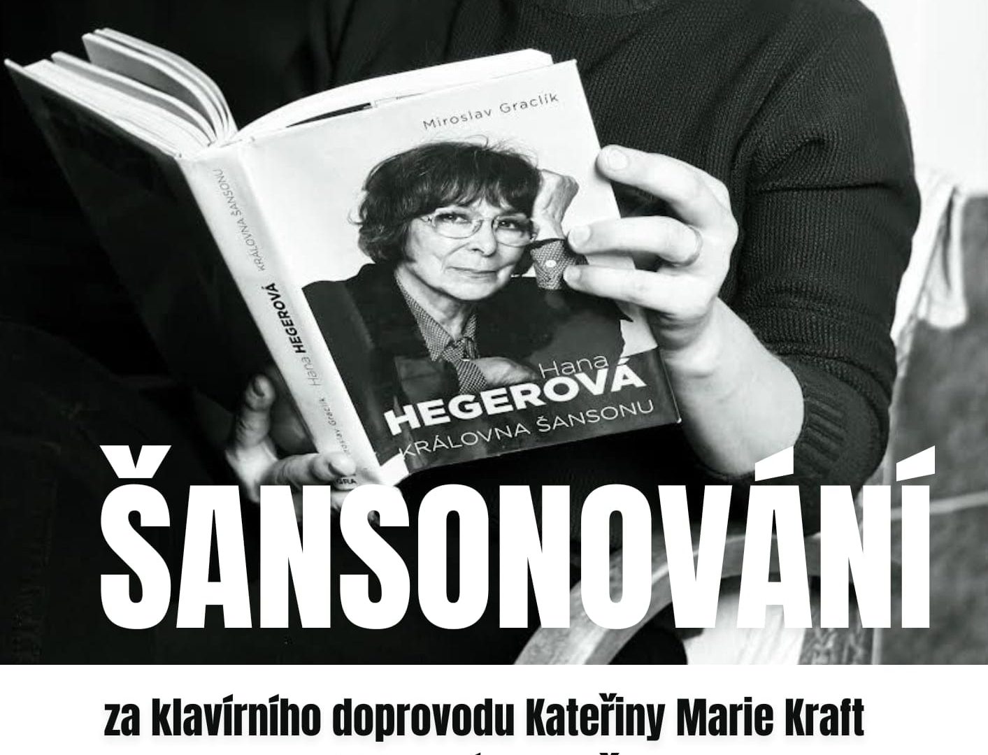 Hana Hegerová – šansonování Davida Macháčka na faře v Březolupech